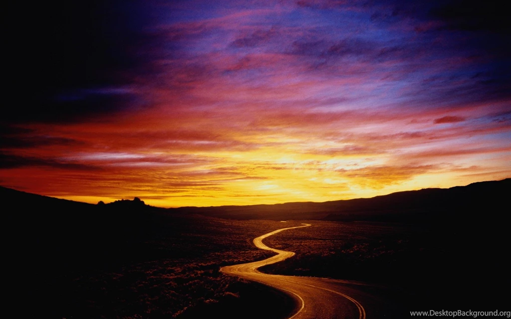 Sunset Road Wallpapers