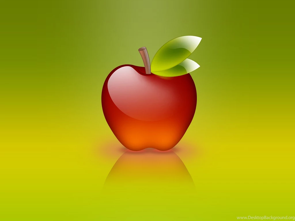Desktop Green Apple Glass Wallpapers Download