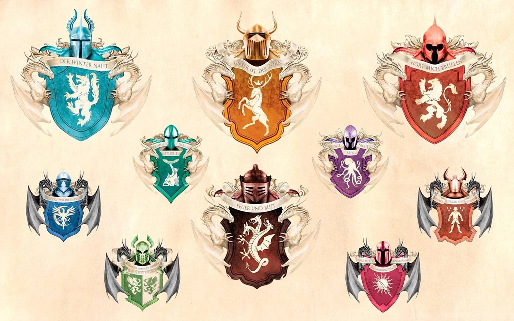 Game Of Thrones Houses Symbols Wallpaper, High Definition, High ...