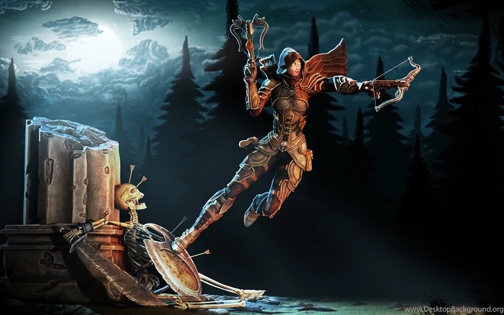 Diablo 3: Охотник на демонов – Обои для рабочего стола (Demon ...