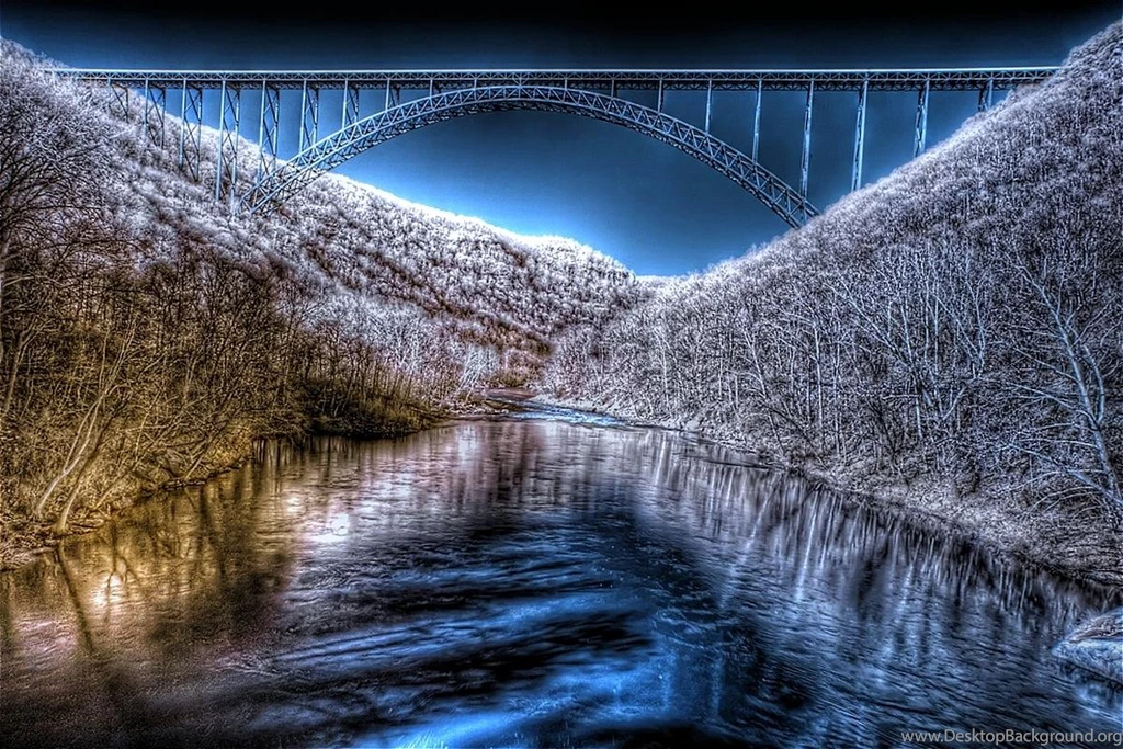 WEST VIRGINIA IN WINTER WALLPAPER (