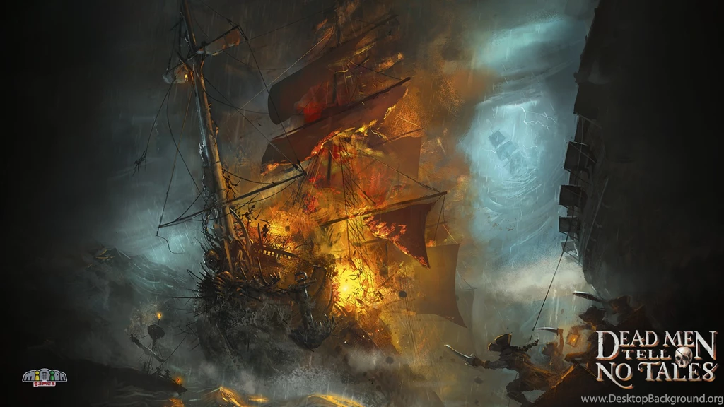 Pirates Of The Caribbean Pirate Ship Schooner Explosion HD ...