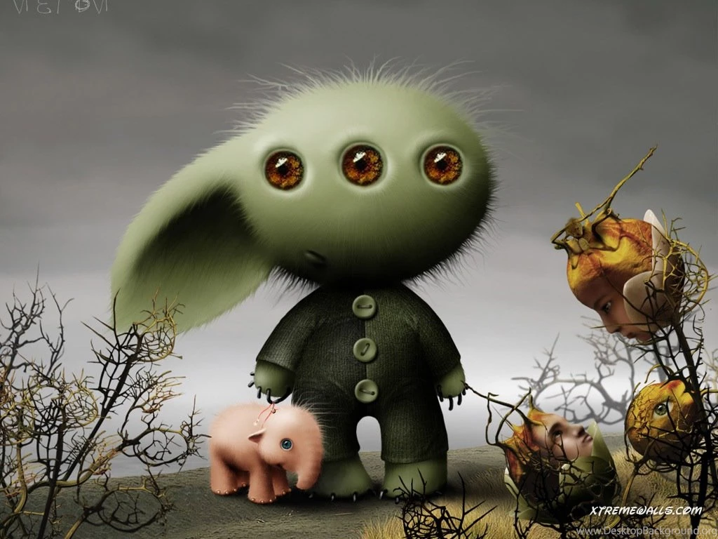 3d Cute 1024x768 High Resolution Wallpapers