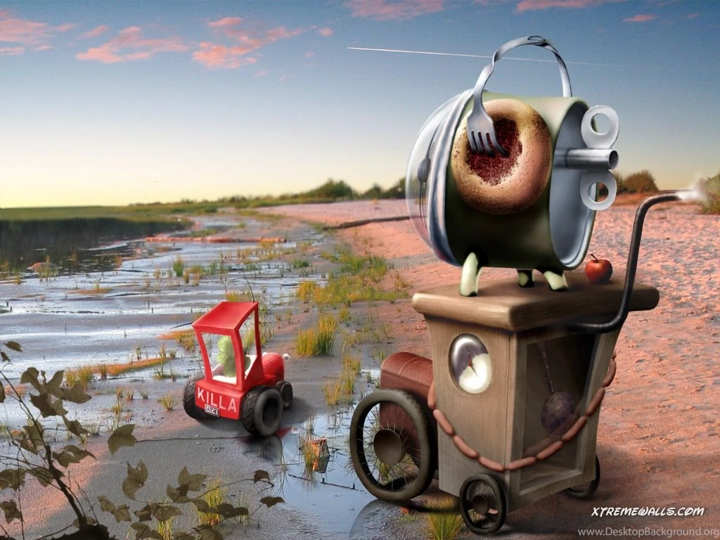 3d Cute 1024x768 High Resolution Wallpapers