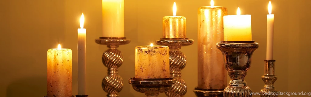 Download Wallpapers 3840x1200 Candles, Light, Fire, Candle Dual ...