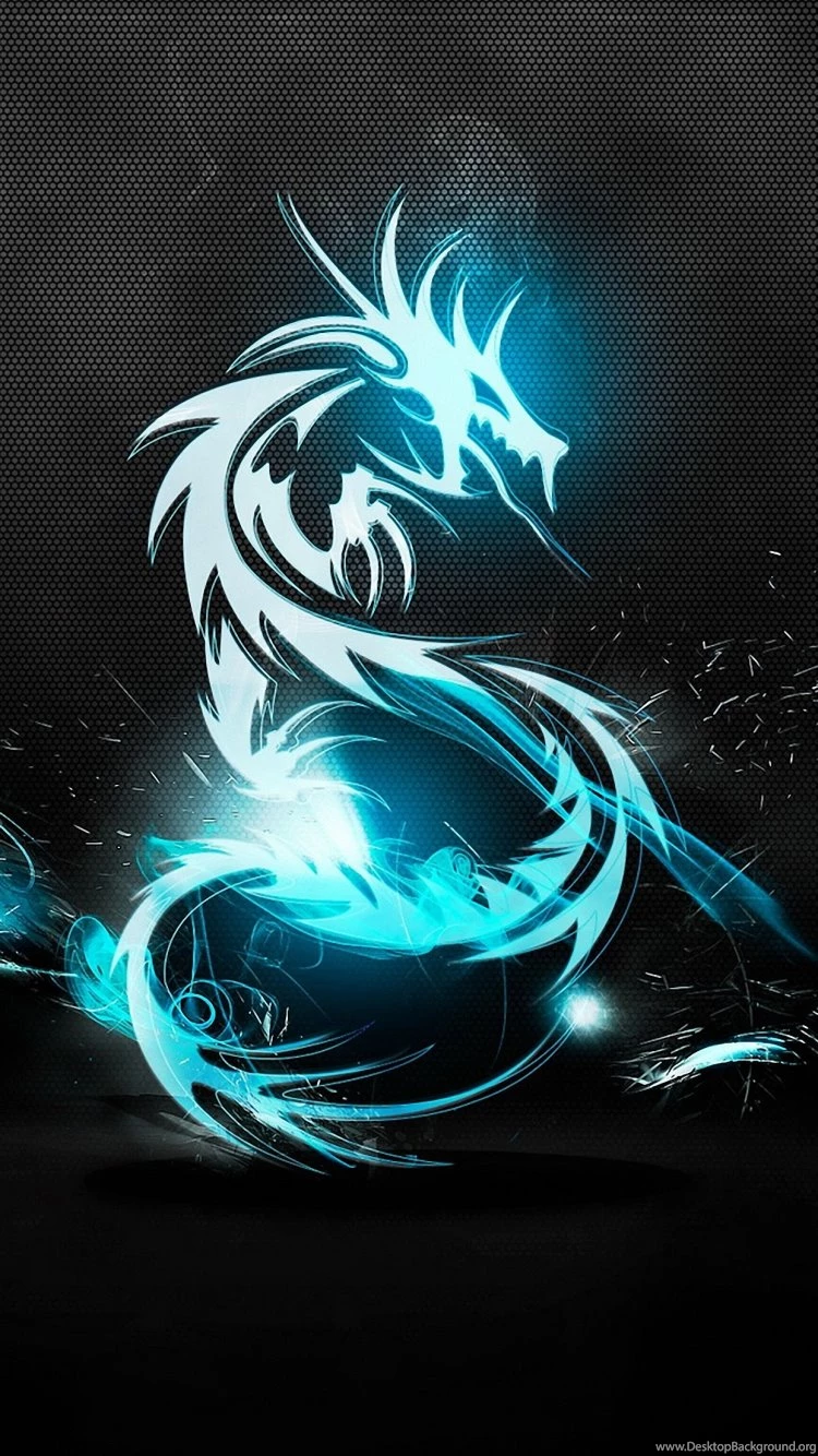 Awesome Blue Dragon iPhone 6s Wallpapers HD