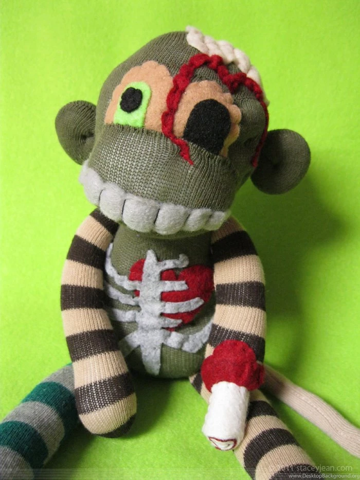 Zombie Sock Monkey By REBELalaMODE On DeviantArt