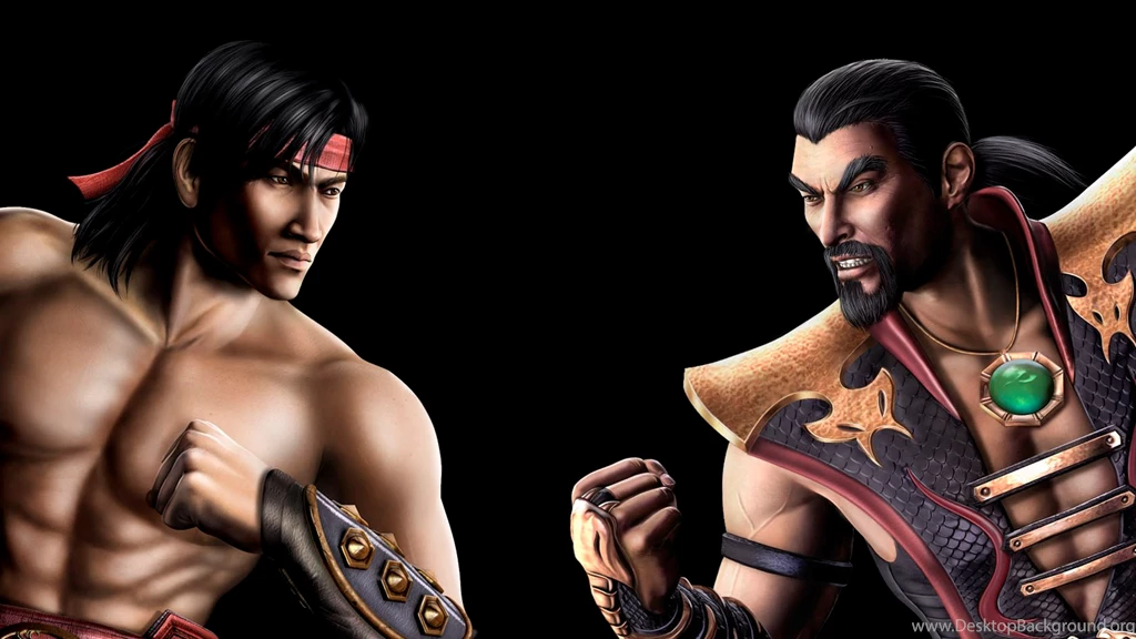 Liu Kang VS Shang Tsung mortal kombat wallpaper.jpg