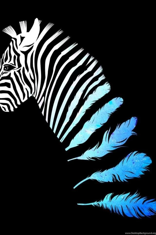 SuperHD.pics: Artwork Feathers Surreal Surrealism Zebras Desktop ...