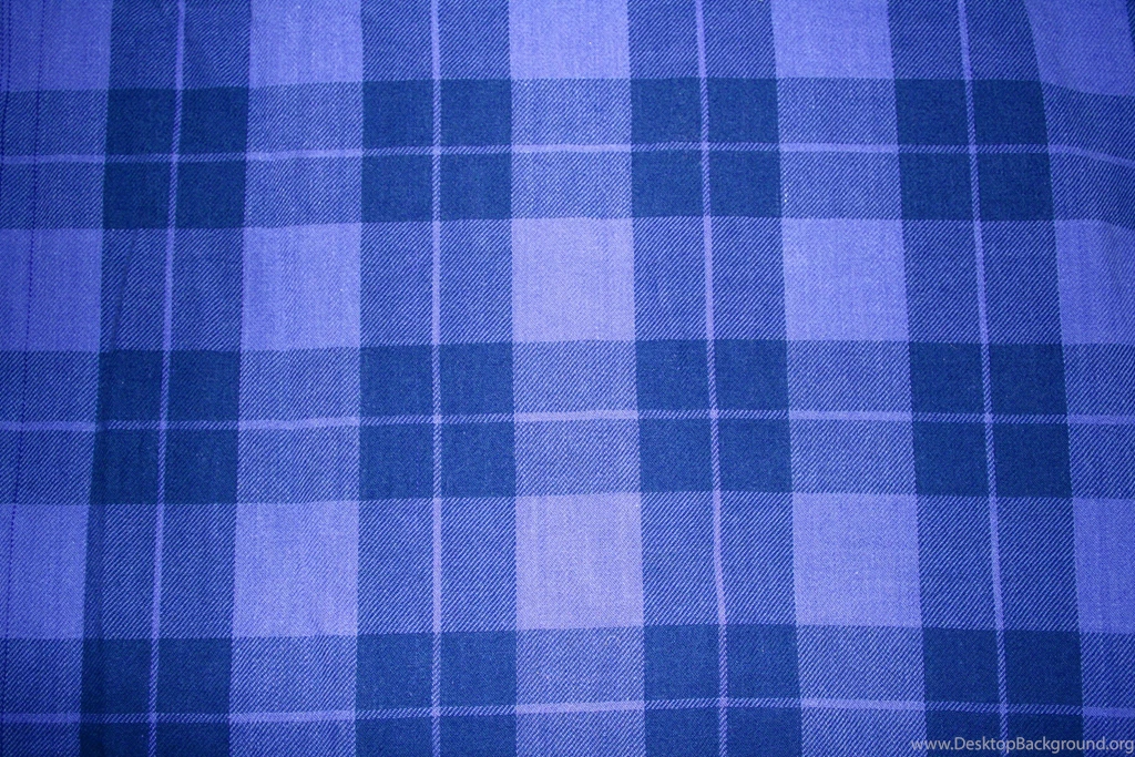 Indigo Blue Plaid Fabric Texture Picture