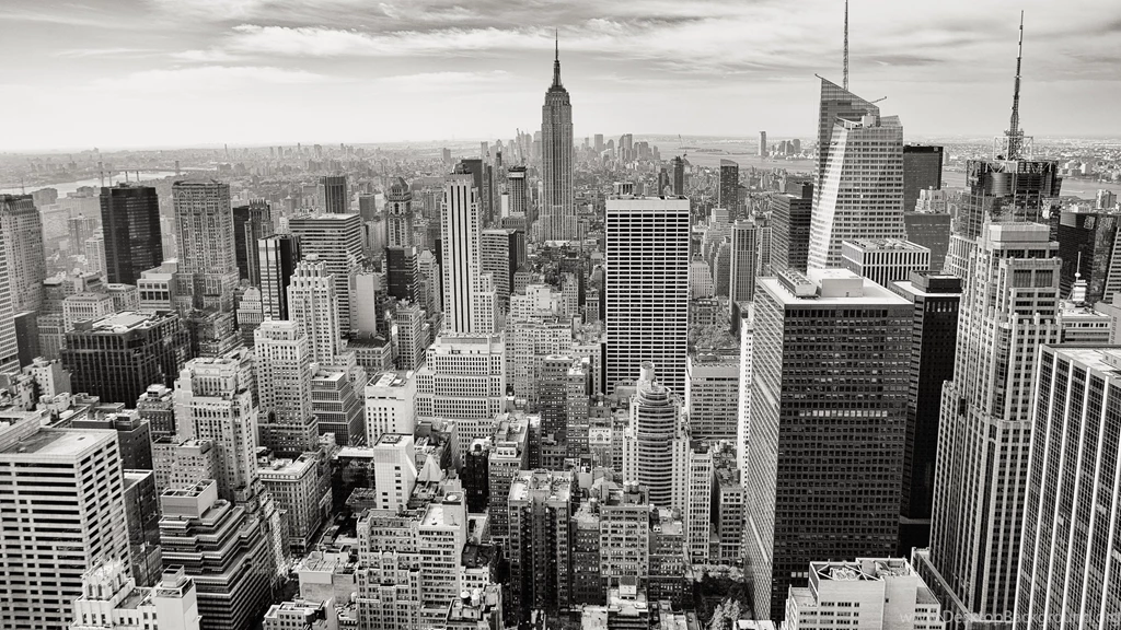 High Resolution Black And White New York Skyline Wallpapers HD 11 ...