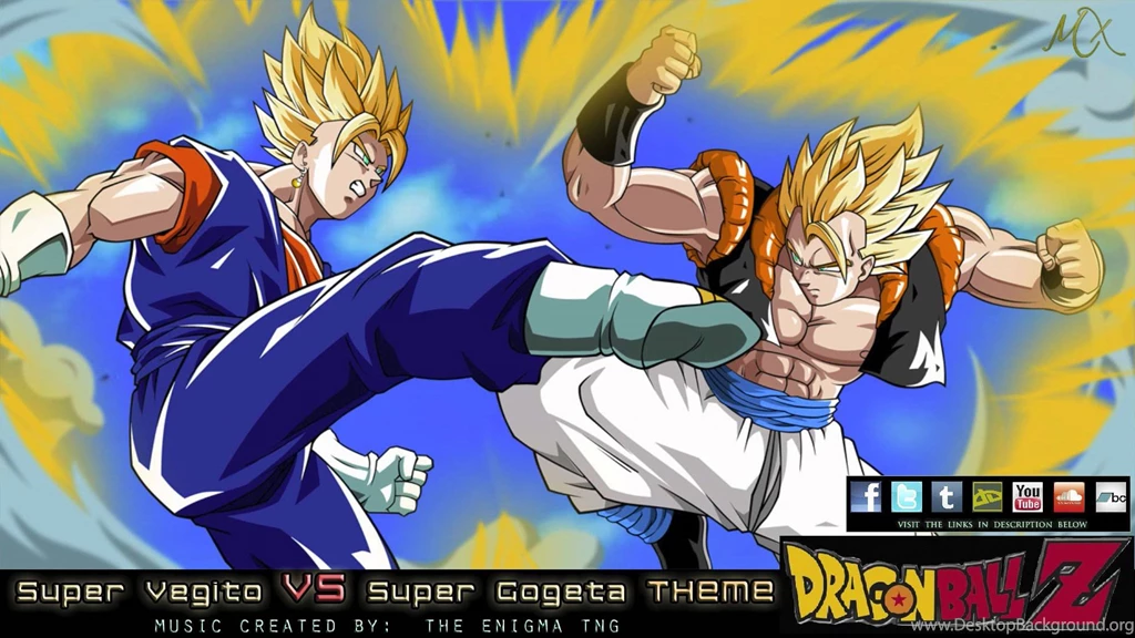 Dragon Ball Z Super Vegito VS Super Gogeta Theme (The Enigma TNG ...