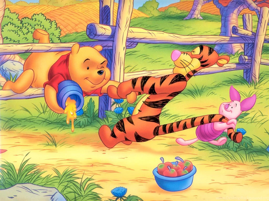 Tigger Tries To Get Winnie Unstuck Free Disney Cartoons ...