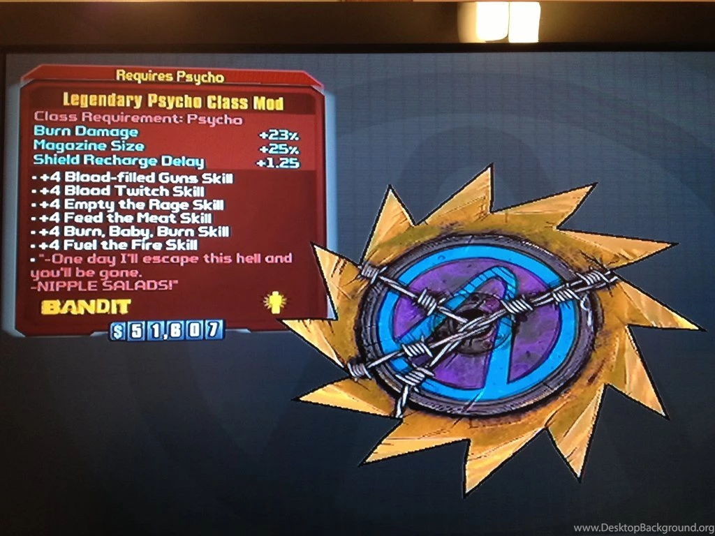 Krieg The Psycho Legendary Class Mod By TwoDragonInLove On DeviantArt