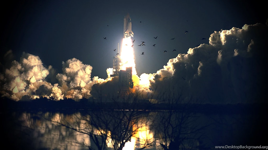 STS 84 Night Launch Wallpapers Friendly : Space