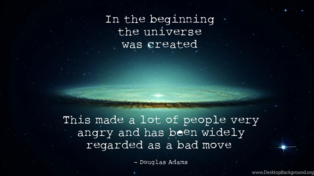 Douglas Adams Hitchhiker's Guide To The Galaxy Wallpapers