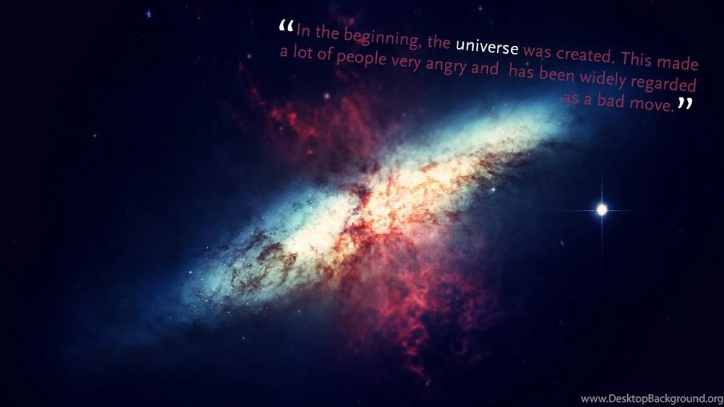 Hitchhiker's Guide To The Galaxy. Simple Quote Made In Photoshop ...