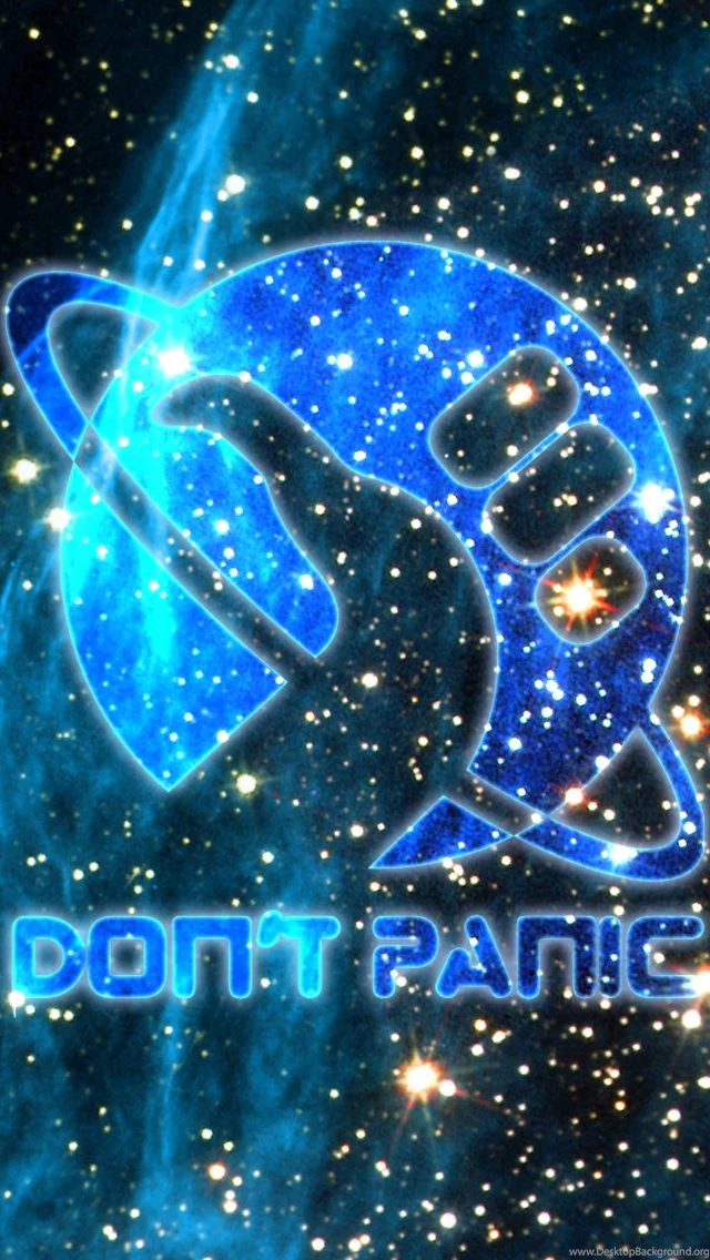 Hitchhikers Guide To The Galaxy iPhone 5 Wallpapers