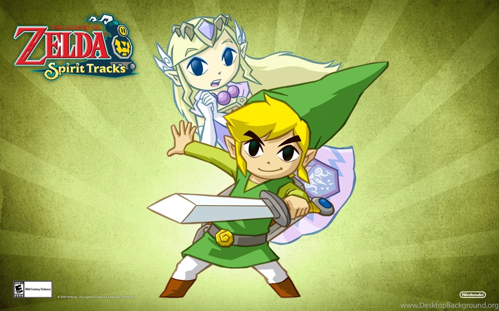 Wallpaper, Nintendo, Green, Tracks, Spirit (