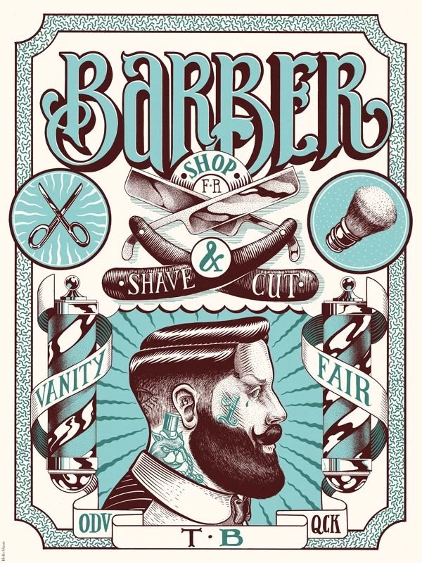 Vanity Fair Barber Shop By Hello Shane Paris, France, On Behance ...