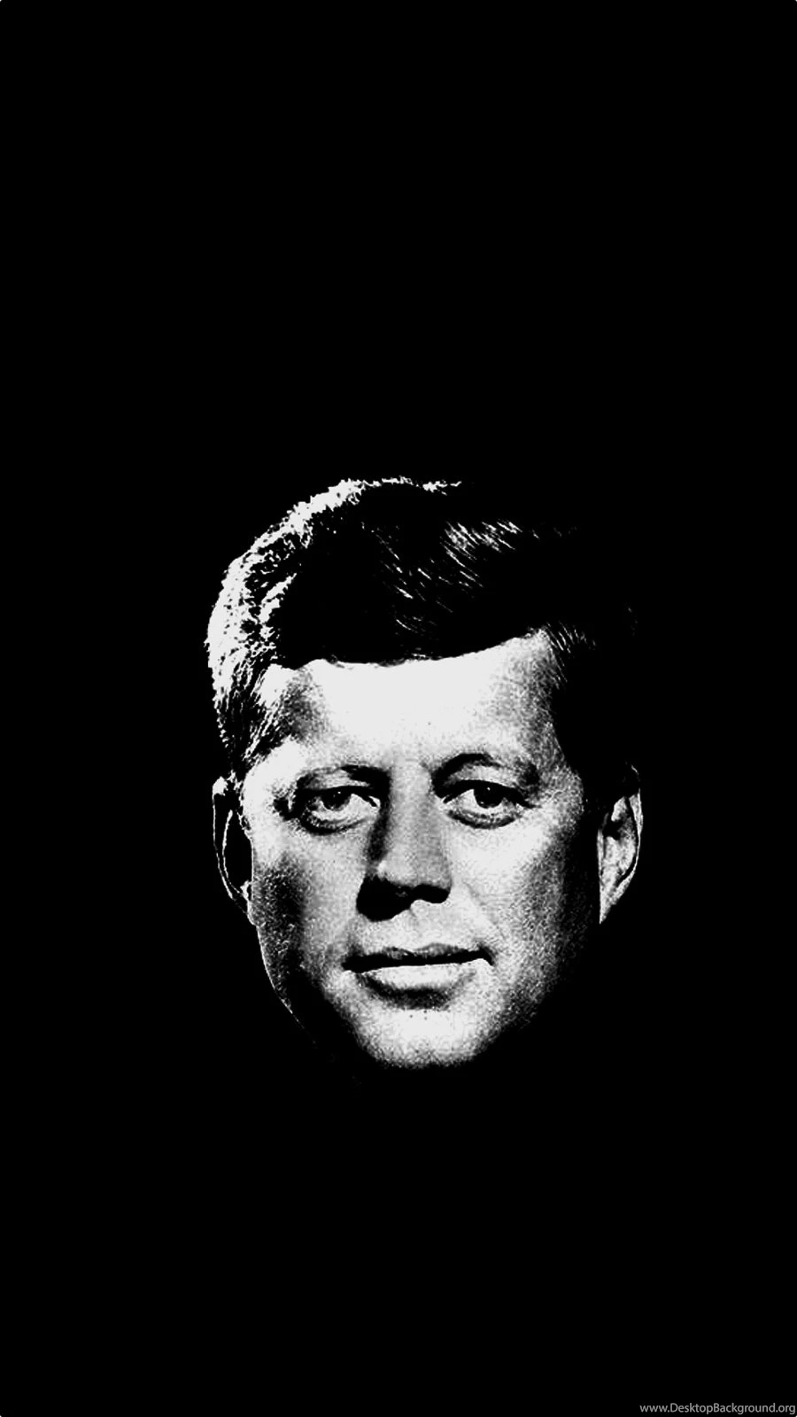 Iphone 6 Plus John F. Kennedy Black Wallpapers
