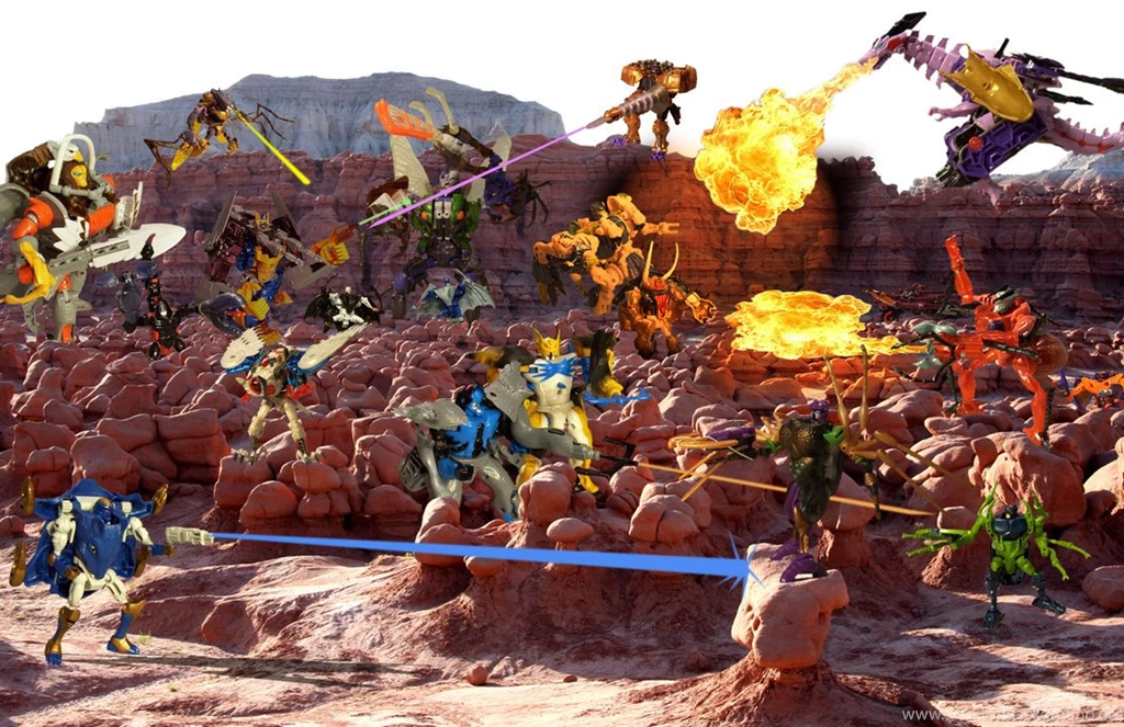 Beast Wars Battle Scene By EvilGrinn73 On DeviantArt