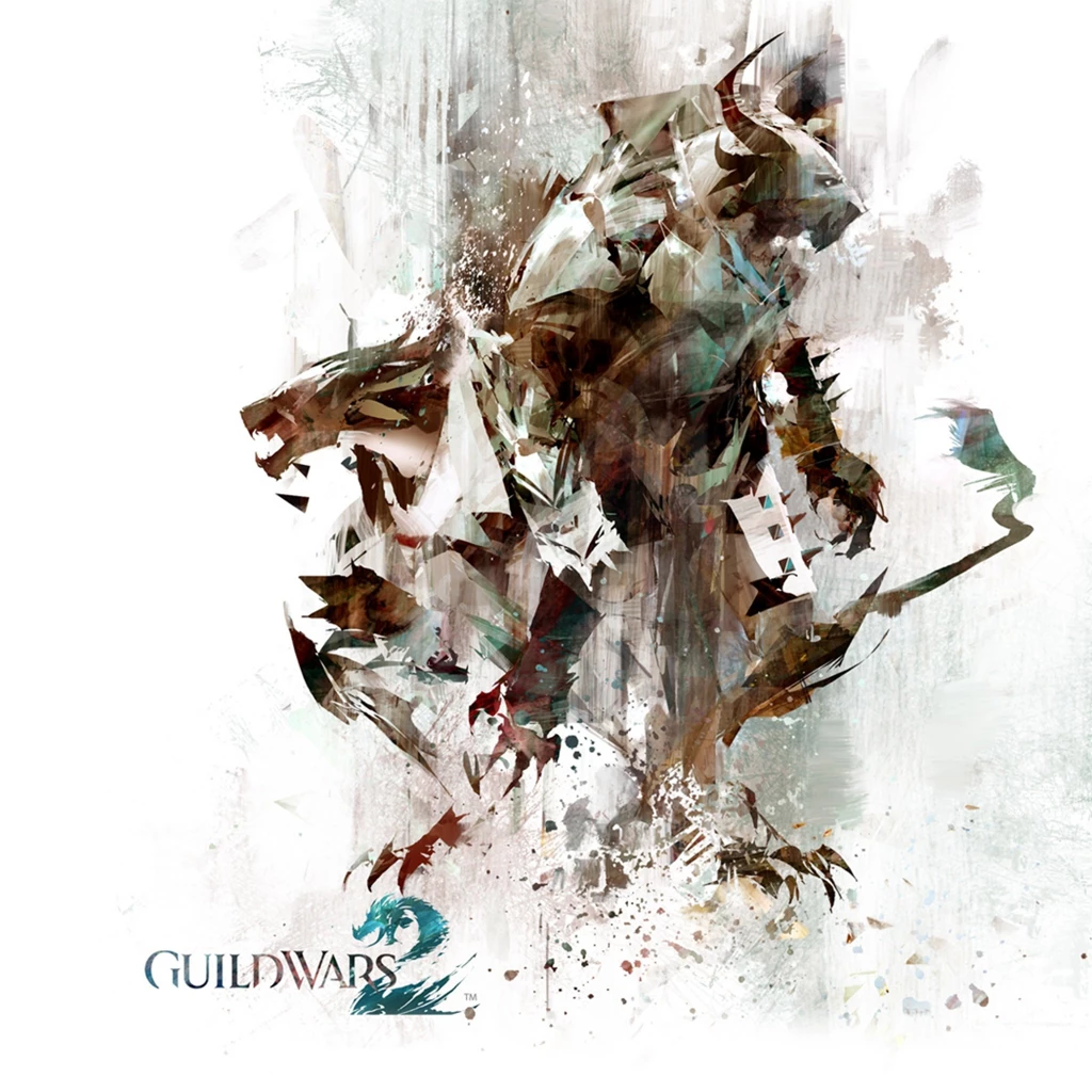 Download Wallpapers 2048x2048 Guild Wars 2, Beast, Graphics, Name ...