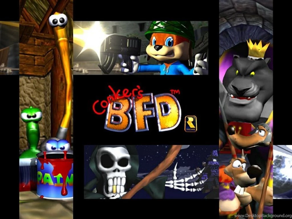 My Free Wallpapers Games Wallpapers : Conker's Bad Fur Day