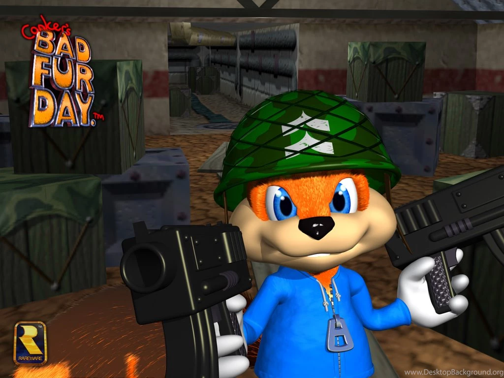 Mundo Rare   Juegos   Conker: Live & Reloaded (Fondos De Escritorio)