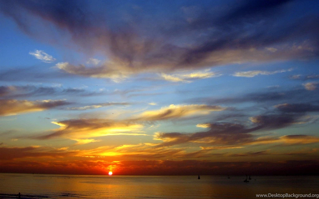 Beautiful Red Sunset Sky 1680x1050px
