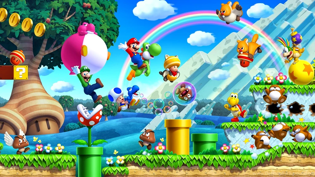 2 New Super Mario Bros. U HD Wallpapers