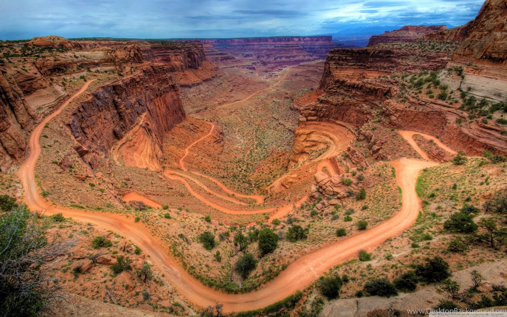 Shafer Trail Canyonlands, Utah HD Desktop Wallpapers : Fullscreen ...