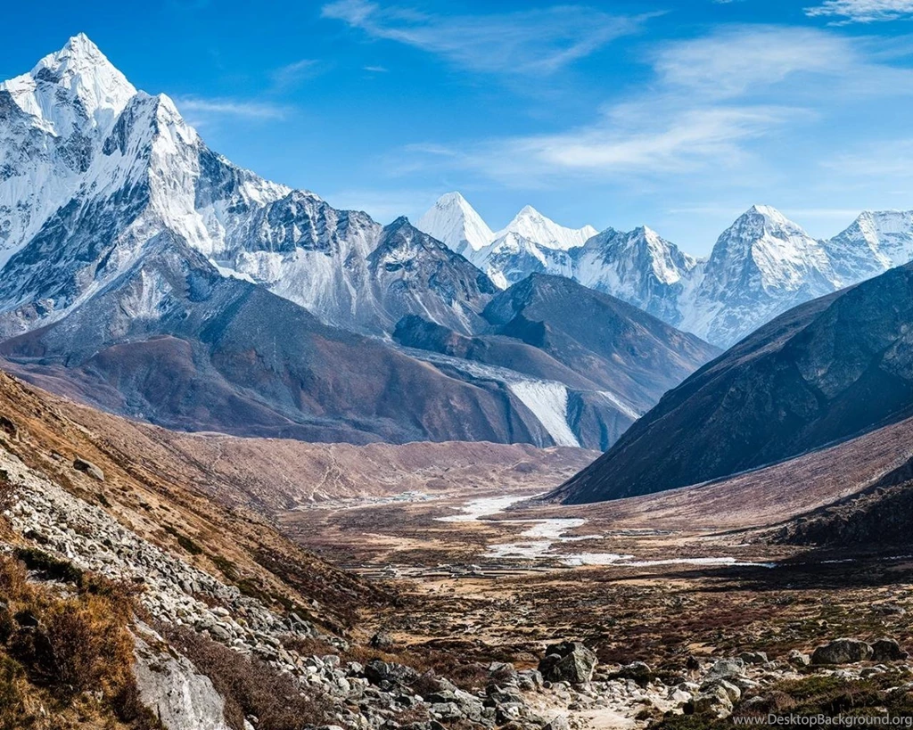 Nature Nepal Camp Mount Everest Plain Tundra Wallpapers