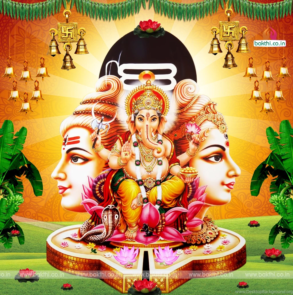 Hindu God Vinayaka Siva Parvathi Hd Wallpapers Free Download ...