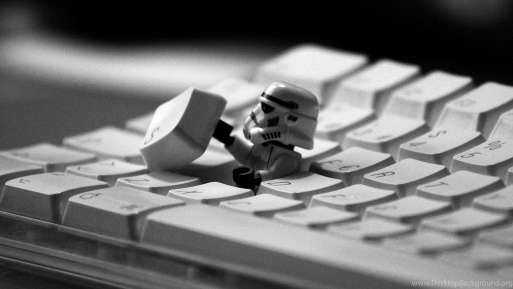 Hello There LEGO Star Wars Storm Trooper Keyboard Desktop Wallpapers