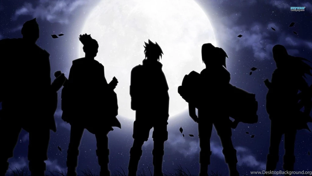 Moon Naruto: Shippuden Otogakure Uchiha Sasuke Leaves Wallpapers ...