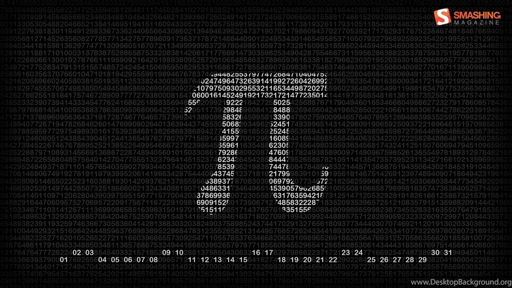 Typography Numbers Calendar Pi March Smashing Magazine Symbols ...