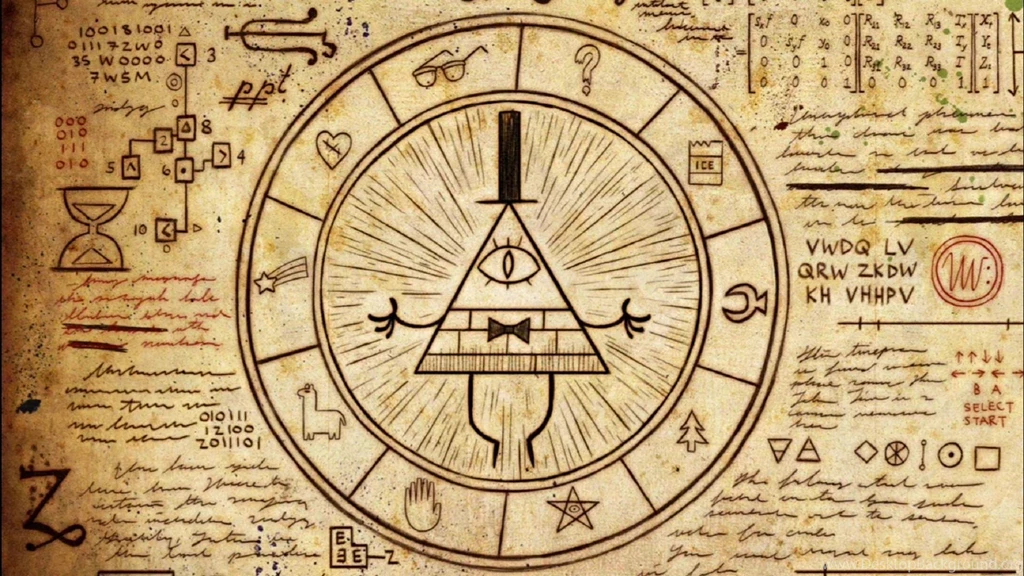 Artwork Mystery Symbols Symbolism Mystic Gravity Falls Wallpapers ...