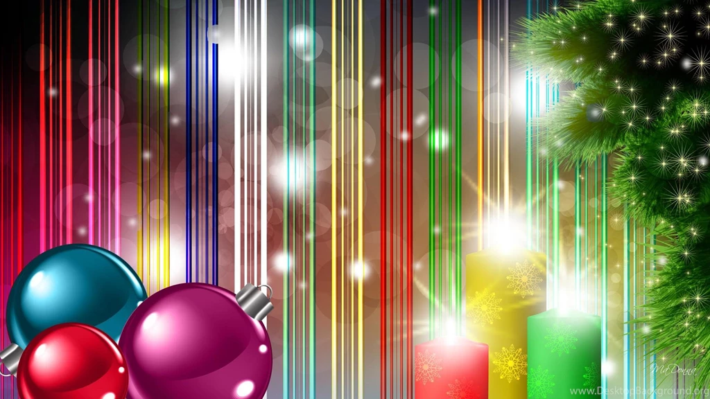 COLORFUL CHRISTMAS WALLPAPER (