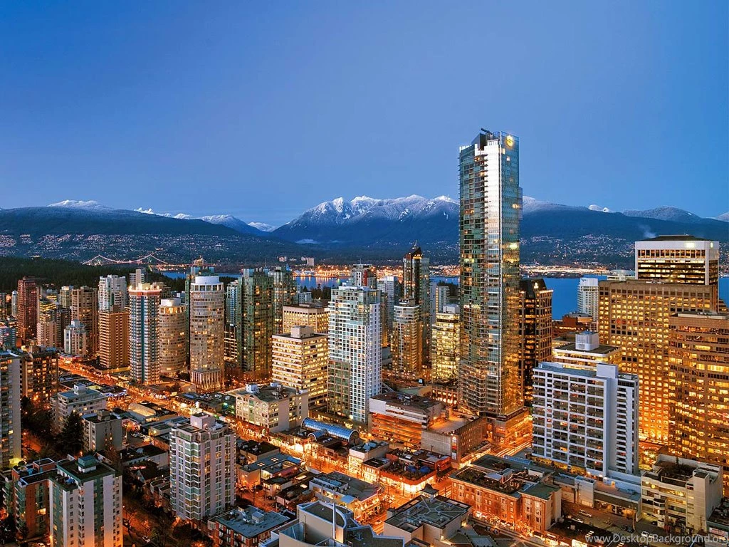 Vancouver Night Life 1024x768 Wallpapers