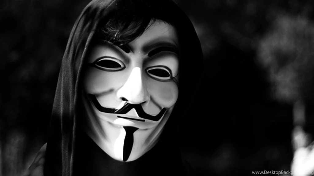 Anonymous V For Vendetta Masks Monochrome Wallpapers