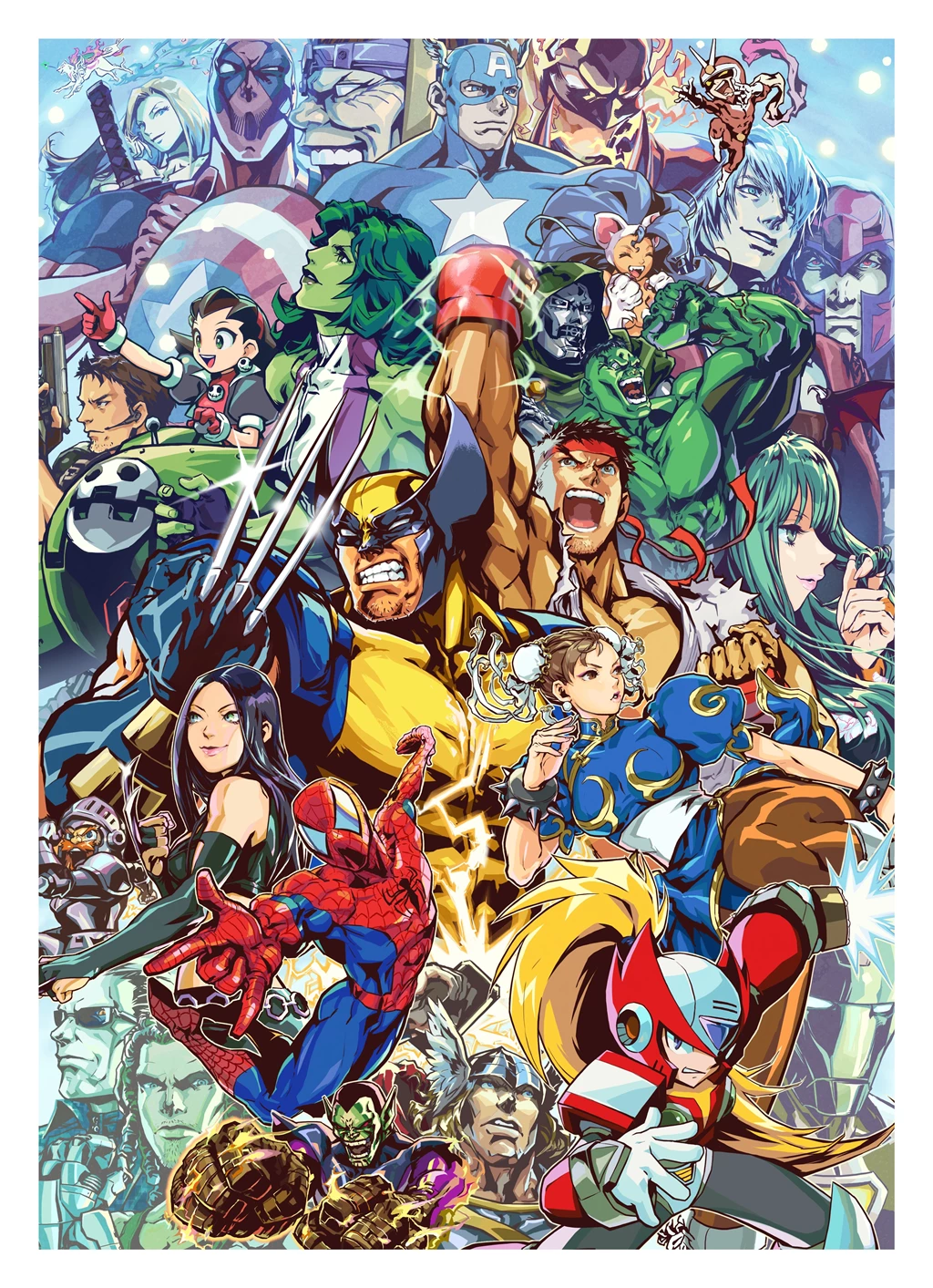 13 Quality Marvel Vs Capcom Wallpapers Video Games Desktop Background