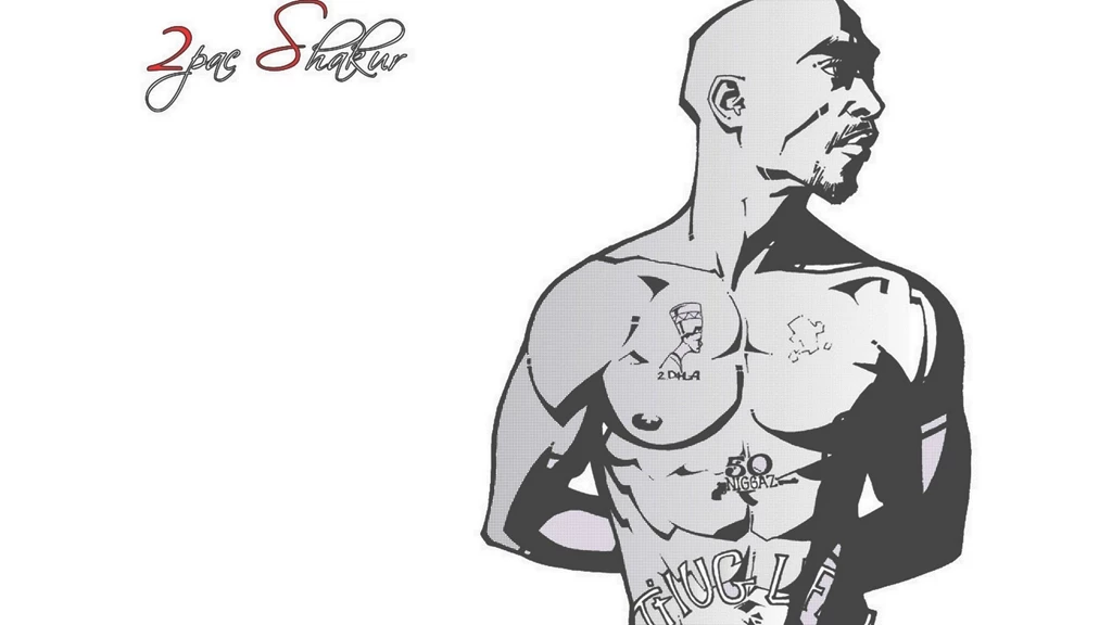 1920x1080 Standing, Amaru, White, Music, Shakur, Hip hop, Tattoo ...