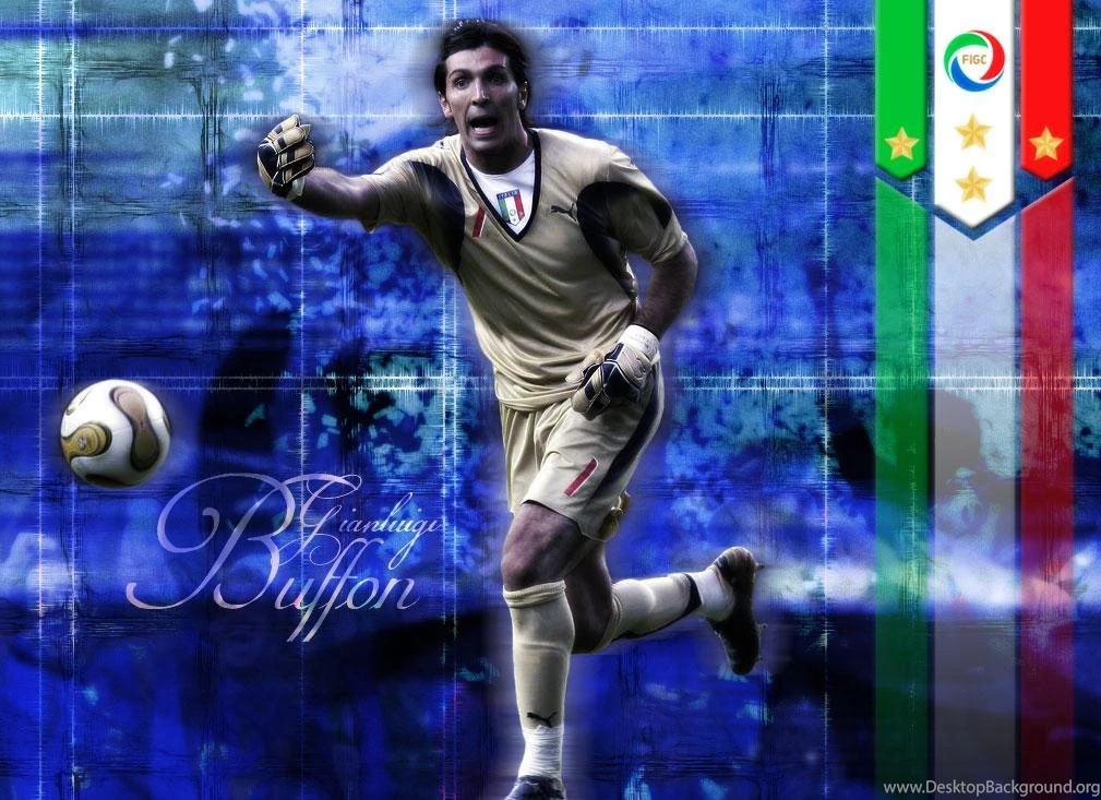 SOCCER PLAYER PICTURES: Gianluigi Buffon Team Italy
