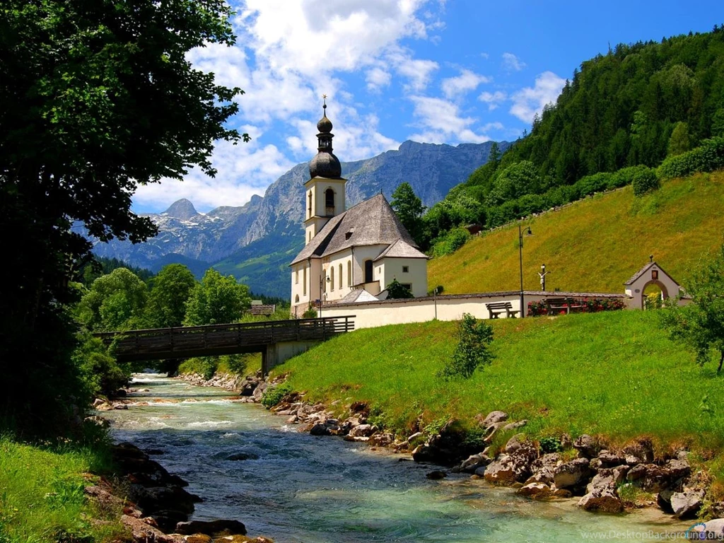 Download Wallpapers Ramsau Bei Berchtesgaden, Bavarian Alps (1280 X ...