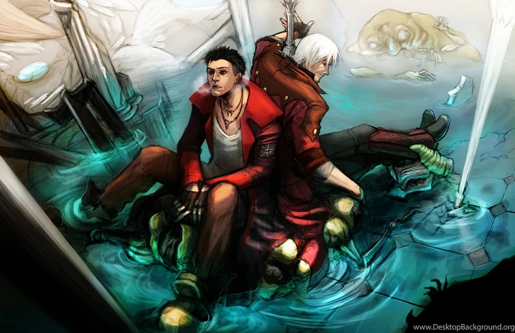 Devil May Cry Painting Art Men Games Fantasy Dmc Wallpapers ...