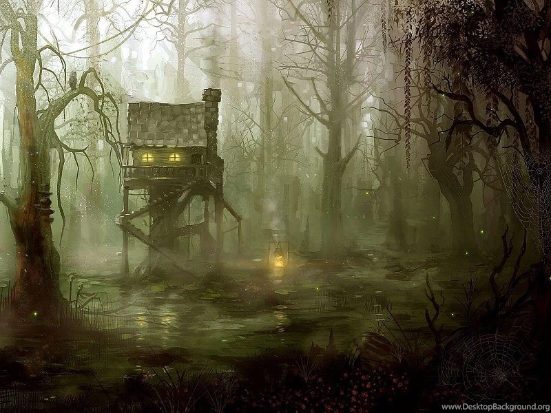 Spooky Treehouse Free Desktop Backgrounds And Wallpapers