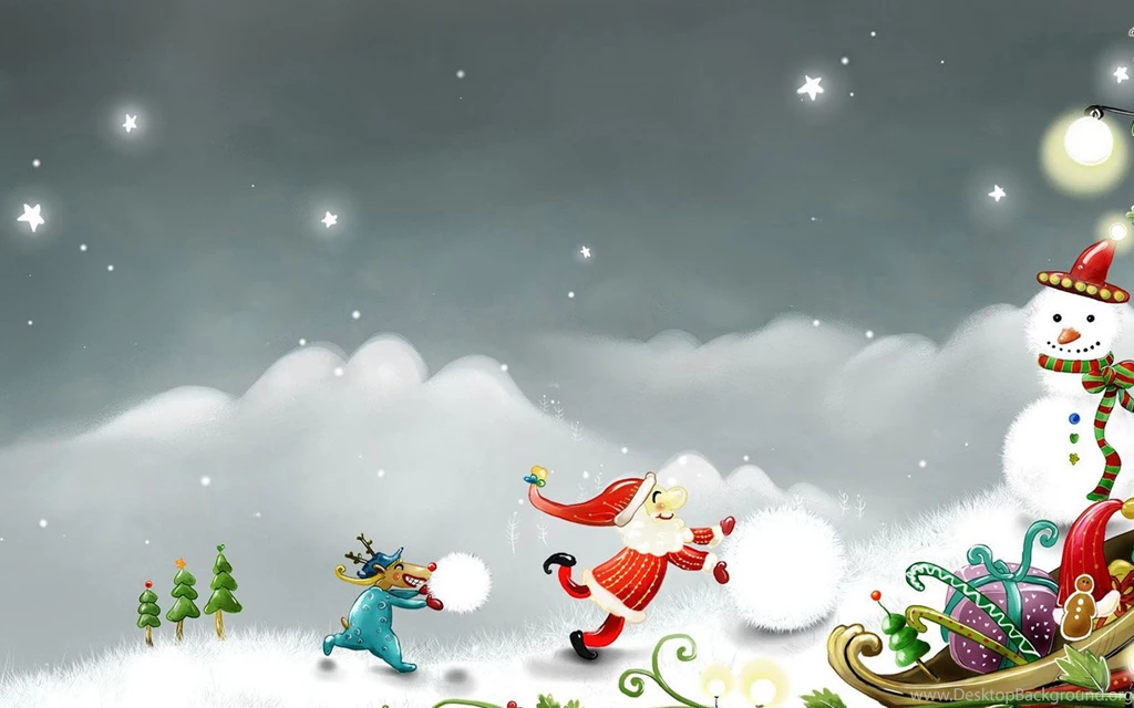 Happy Holidays Festive Wallpaper, HD Desktop Wallpapers