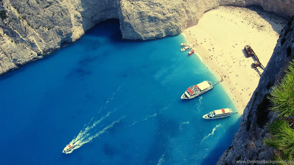 A Famous Beaches In Greece HD Wallpapers Widescreen 1920x1080