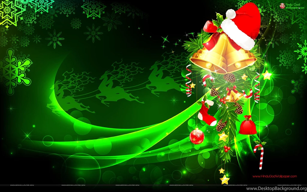 Green Christmas Wallpapers For Desktop Free Download